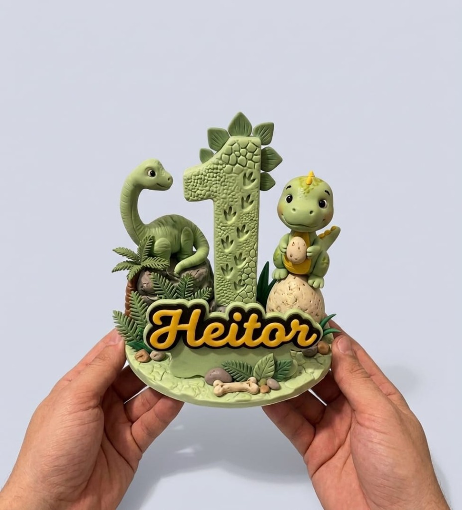 Topo de Bolo 3D